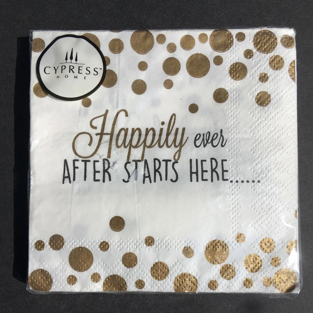 2 Packages Cypress Home Beverage Paper Napkins Wedding Cocktail Celebration New
